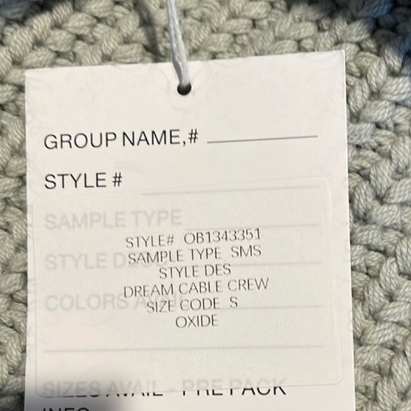 Sale 🎈NWT Free People Oversized Cable Knit Sweater size S - Picture 5 of 6